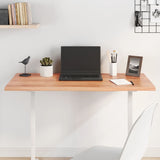 NNEVL Table Top Light Brown 100x50x2 cm Treated Solid Wood Oak