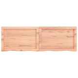 NNEVL Table Top Light Brown 120x40x4 cm Treated Solid Wood Oak