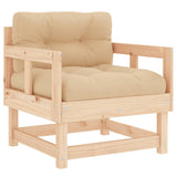 NNEVL 7 Piece Garden Lounge Set with Cushions Solid Wood