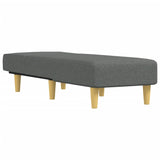 NNEVL Chaise Longue Dark Grey Fabric