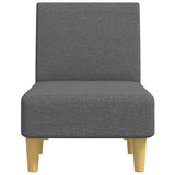 NNEVL Chaise Longue Dark Grey Fabric