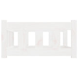 NNEVL Dog Bed White 75.5x55.5x28 cm Solid Wood Pine
