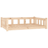 NNEVL Dog Bed 105.5x75.5x28 cm Solid Wood Pine