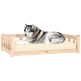 NNEVL Dog Bed 105.5x75.5x28 cm Solid Wood Pine