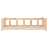NNEVL Dog Bed 105.5x75.5x28 cm Solid Wood Pine