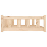 NNEVL Dog Bed 105.5x75.5x28 cm Solid Wood Pine