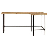 NNEVL Desk 165x110x77 cm Solid Wood Mango and Iron