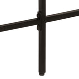 NNEVL Desk 165x110x77 cm Solid Wood Mango and Iron