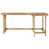 NNEVL Desk 165x110x75 cm Solid Wood Mango