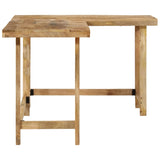 NNEVL Desk 165x110x75 cm Solid Wood Mango