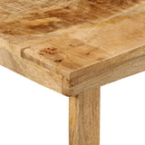 NNEVL Desk 165x110x75 cm Solid Wood Mango