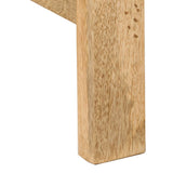 NNEVL Desk 165x110x75 cm Solid Wood Mango