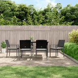 NNEVL Garden Chairs with Cushions 6 pcs Black 54x62.5x89 cm Poly Rattan
