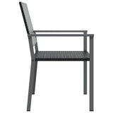 NNEVL Garden Chairs 4 pcs Black 54x62.5x89 cm Poly Rattan