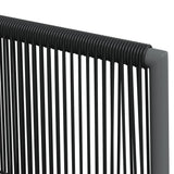 NNEVL Garden Chairs with Cushions 4 pcs Black 54x60.5x83.5 cm Poly Rattan