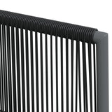 NNEVL Garden Chairs with Cushions 6 pcs Black 54x60.5x83.5 cm Poly Rattan