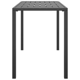 NNEVL Garden Dining Table Anthracite 110x54x70 cm Steel