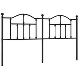 NNEVL Metal Headboard Black 183 cm