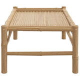 NNEVL Garden Coffee Table 100x55x33 cm Bamboo