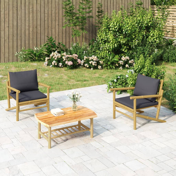 NNEVL Garden Coffee Table 90x55x37 cm Bamboo