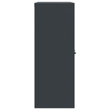 NNEVL File Cabinet Anthracite and White 90x40x105 cm Steel