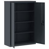 NNEVL File Cabinet Anthracite 90x40x140 cm Steel