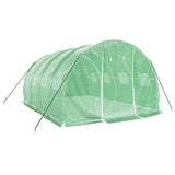 NNEVL Greenhouse with Steel Frame Green 12 m² 4x3x2 m