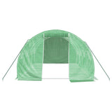 NNEVL Greenhouse with Steel Frame Green 12 m² 4x3x2 m