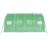NNEVL Greenhouse with Steel Frame Green 12 m² 4x3x2 m
