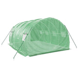 NNEVL Greenhouse with Steel Frame Green 12 m² 4x3x2 m