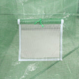NNEVL Greenhouse with Steel Frame Green 12 m² 4x3x2 m