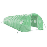 NNEVL Greenhouse with Steel Frame Green 36 m² 12x3x2 m