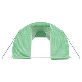 NNEVL Greenhouse with Steel Frame Green 60 m² 20x3x2 m