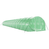 NNEVL Greenhouse with Steel Frame Green 66 m² 22x3x2 m
