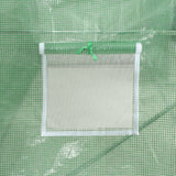 NNEVL Greenhouse with Steel Frame Green 72 m² 24x3x2 m