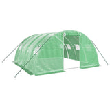 NNEVL Greenhouse with Steel Frame Green 16 m² 4x4x2 m