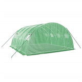 NNEVL Greenhouse with Steel Frame Green 16 m² 4x4x2 m