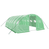 NNEVL Greenhouse with Steel Frame Green 24 m² 6x4x2 m