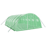 NNEVL Greenhouse with Steel Frame Green 24 m² 6x4x2 m