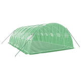 NNEVL Greenhouse with Steel Frame Green 24 m² 6x4x2 m