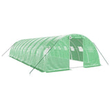 NNEVL Greenhouse with Steel Frame Green 40 m² 10x4x2 m