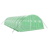 NNEVL Greenhouse with Steel Frame Green 40 m² 10x4x2 m