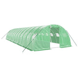 NNEVL Greenhouse with Steel Frame Green 48 m² 12x4x2 m