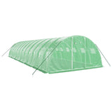 NNEVL Greenhouse with Steel Frame Green 48 m² 12x4x2 m