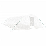 NNEVL Greenhouse with Steel Frame White 50 m² 10x5x2.3 m