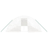 NNEVL Greenhouse with Steel Frame White 50 m² 10x5x2.3 m