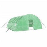 NNEVL Greenhouse with Steel Frame Green 36 m² 6x6x2.85 m