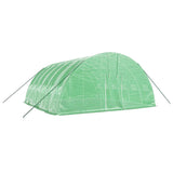 NNEVL Greenhouse with Steel Frame Green 36 m² 6x6x2.85 m