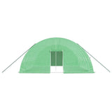 NNEVL Greenhouse with Steel Frame Green 36 m² 6x6x2.85 m