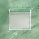 NNEVL Greenhouse with Steel Frame Green 36 m² 6x6x2.85 m